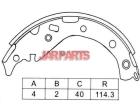 K2371 Brake Shoe