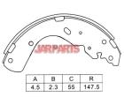 K3418 Brake Shoe