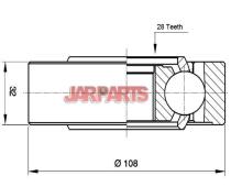 161025 CV Joint Kit